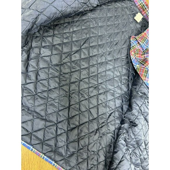 Wrangler Jacket Mens M Red  Plaid Pearl Snap Flannel Quilted‎ Western Shirt Coat - Picture 10 of 12